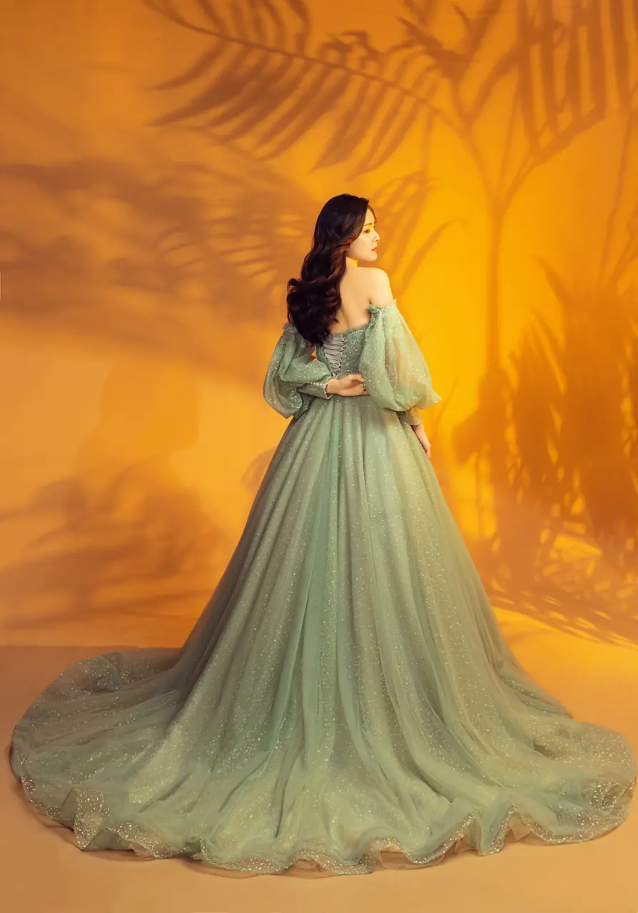 薄荷迷霧晚宴禮服