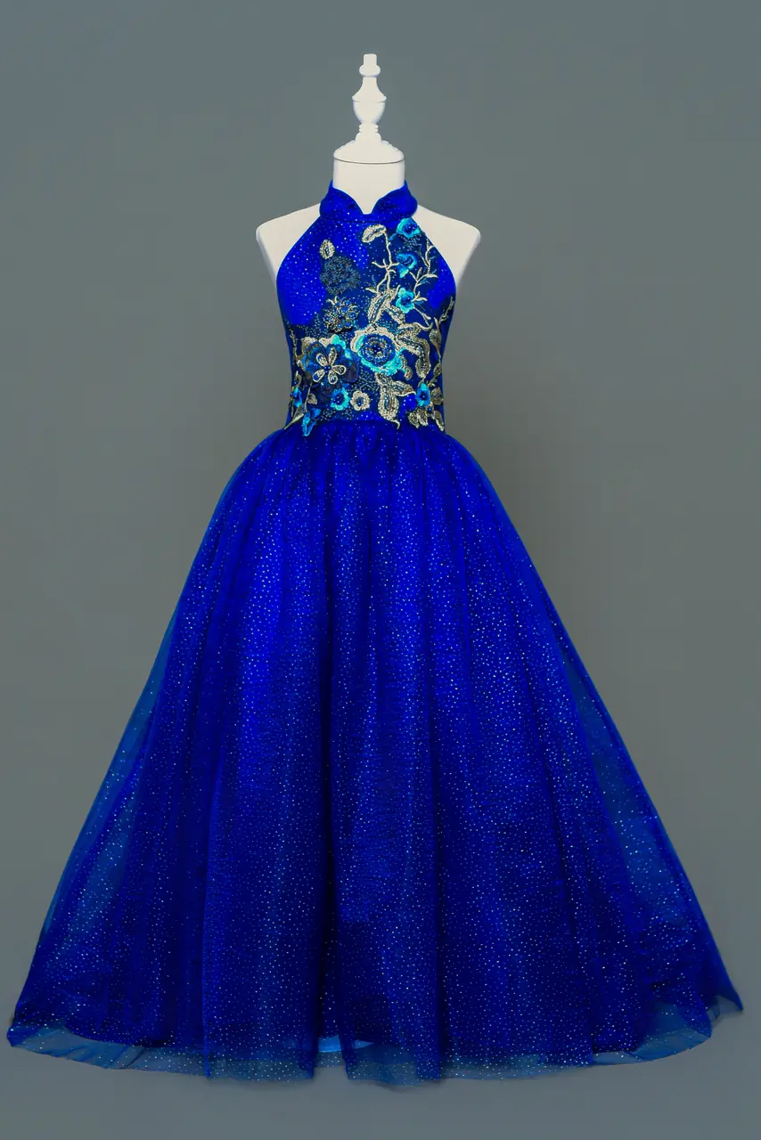 海夜藍音花童禮服