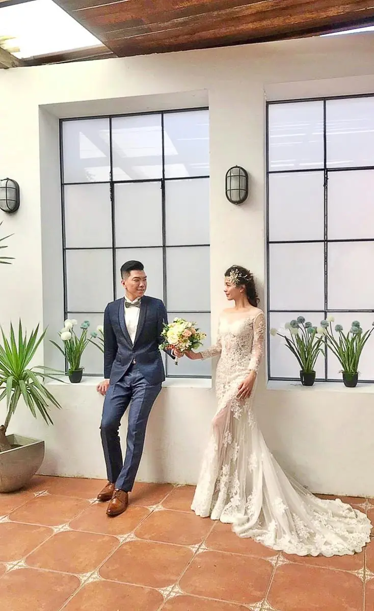 光側拍的婚紗照就已經美翻了 光側拍的婚紗照就已經美翻了